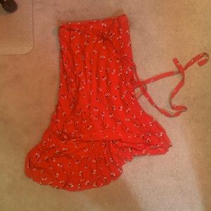 Billabong, wrap-around skirt, medium